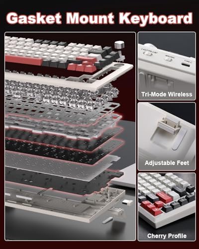 Y75 Wireless Mechanical Keyboard,2.4GHz/BT/Wired Gaming Keyboard - Image 5