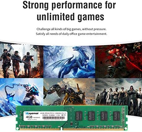 8GB PC3-12800U 2X4GB DDR3 12800 1600MHz PC3-12800 8G 2Rx8 240-pin Udimm CL11 1.5V Desktop RAM Memory Module - Image 6