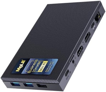 MeLE Mini PC Quieter 4C, N100 Fanless Mini PC 16GB RAM 512GB Storage by MeLE