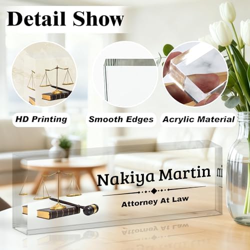 Ship Next Day Custom Name Plate for Desk, Desk Name Plate Personalized - Image 2
