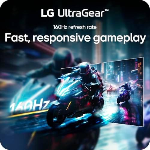 LG 34G600A-B 34-inch Ultragear WQHD (3440 x 1440) Curved Gaming Monitor 160Hz, AMD FreeSync Premium, HDR10, Built-in Speaker, Reader Mode, HDMI 2.1, DisplayPort, Tilt/Height/Swivel Stand, Black - Image 5