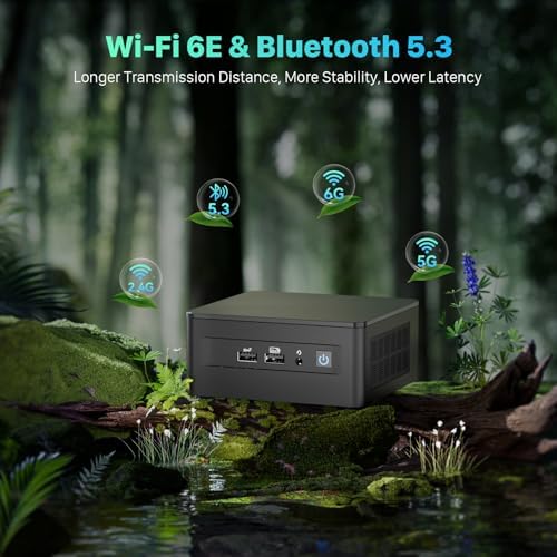 Intel NUC 12 Pro Business Mini Desktop, Intel Core i5-1240P (12C/16T, Up to 4.4GHz) Mini Pc, 16GB DDR4 RAM 512GB PCIe 4.0 NVMe SSD, 8K/HDR/WiFi 6E/BT5.3/7x24 Hours Quiet Operation/Windows 11 Pro - Image 5