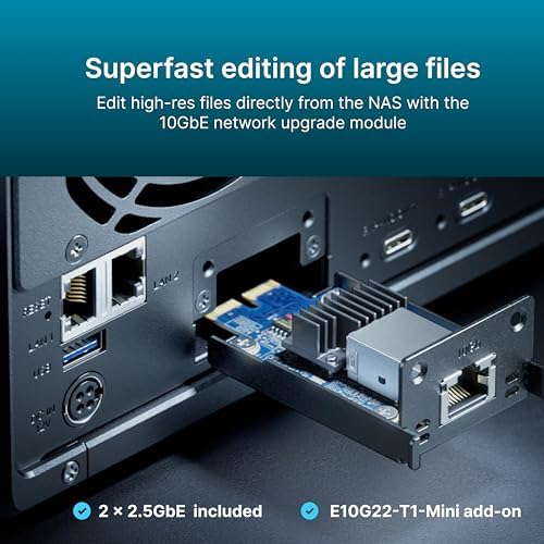 Synology DS1525+ Video Editing & Production Server - Scale to 300TB, 10GbE Ready & Multi-User Workflows (5-Bay Diskless NAS) - Image 5