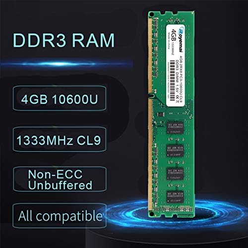 PC3-10600U 8GB Kit (2X4GB) DDR3 10600 1333MHz PC3-10600 4GB 2Rx8 240-pin Dimm CL9 1.5V Desktop RAM Memory Module - Image 2