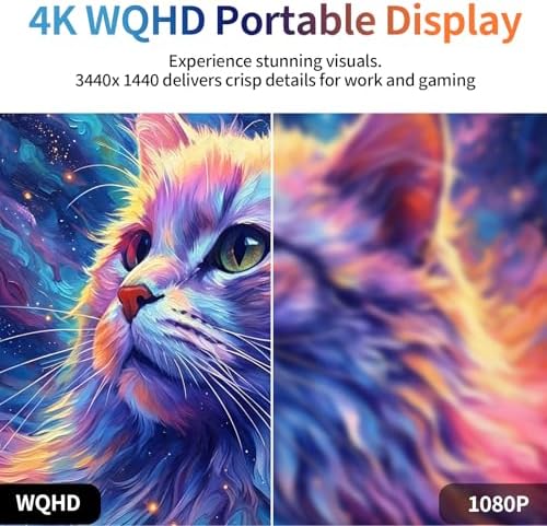 34'' Ultrawide Curved Monitor-WQHD 3440x1440 Resolution,100Hz, IPS Panel, Built-in Speakers,3800R Curvature,HDR10,AMD FreeSync Premium,21:9 Aspect Ratio,Low Blue Light,Flicker-Free Technology-White - Image 4