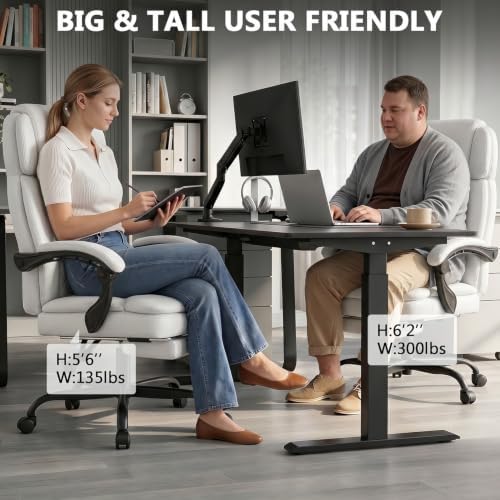 Big and Tall Office Chair, Home Office Desk Chairs,Executive Computer Chair - Image 4
