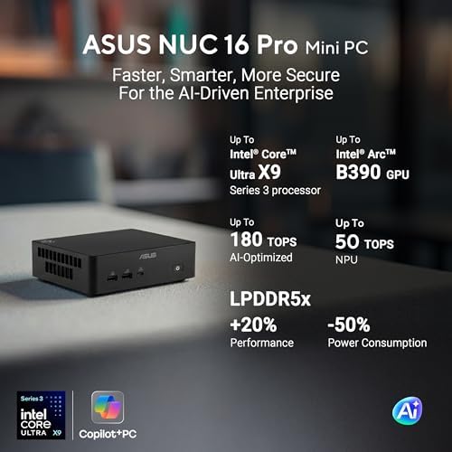 ASUS NUC 16 Pro Barebone Kit | Agent Computer, DIY Mini PC, 3Y Warranty - Image 4