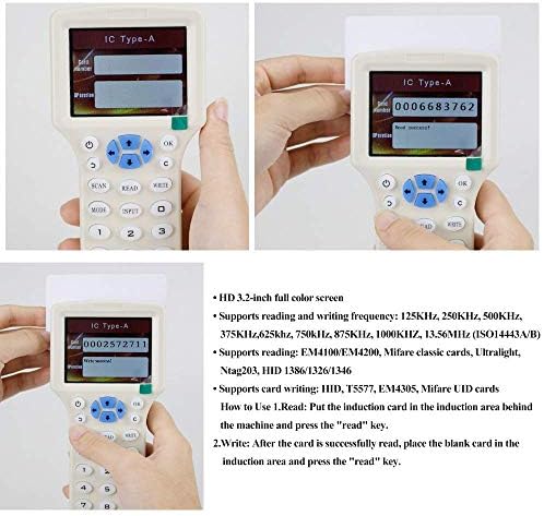 LEXI 20pcs Rewritable UID Smart Card, 13.56MHz Changeable RFID PVC Blank Card for 1K S50 MF1 Mi-fare Door Access Control, Block 0 Sector - Image 4