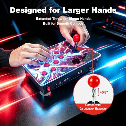 Pandora's Box Arcade 29,800-in-1, Full HD 1-4P Console, HDMI/VGA - Image 4