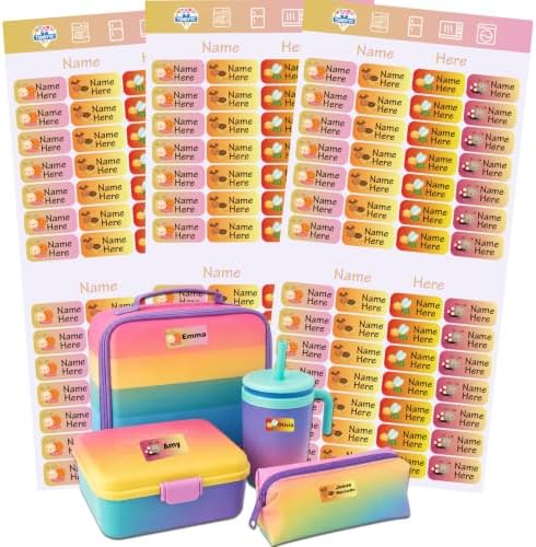 Custom Personalized Name Labels for Kid Waterproof Name Stickers Tags by TSNBYYC