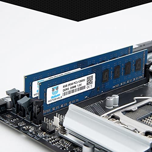 Motoeagle 16GB (2X8GB) PC3-12800U DDR3-1600 UDIMM RAM 2Rx8 DIMM DDR3 8GB 1600MHz PC3 12800 SDRAM 240-Pin 1.5v CL11 Non-ECC Desktop PC Memory Kit - Image 5