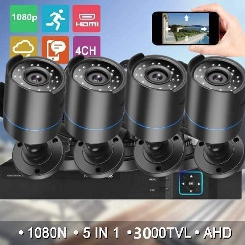 3000TVL Home Security System Surveillance DVR Camera Kits, 4pcs Wired 5MP PoE IP Night Vision Cameras Set with AI Motion Person Vehicle Detection, 4K NVR with 512GB Hard Drive for 24-7 Recording - Image 2