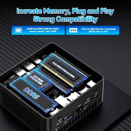 ASUS NUC 14 Pro, Intel NUC 14 Pro NUC14RVH AI Mini PC, 32GB RAM,1TB SSD - Image 5