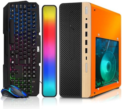 HP Half Light Desktop PC Phoenix AMD Ryzen 3 Pro, 16GB RAM, 1TB SSD Win 11 by Amazon+Renewed