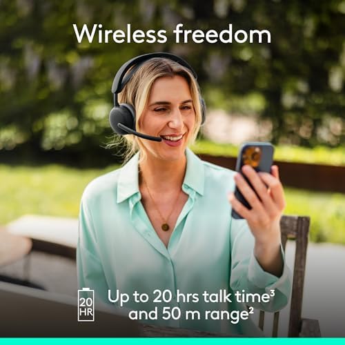 Logitech Zone Wireless 2 ES Noise Canceling Headset - Black - Image 5