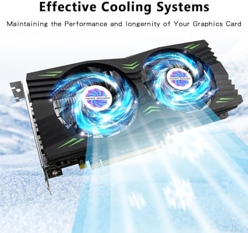 RX 580 Graphics Card 8GB 2048SP GDDR5 256 Bit PC Gaming Video Card Computer Graphics Boards 3*DP 1*HDMI PCI Express 3.0 with Freeze Fan Stop for Desktop Computer GPU for Gaming PC - Image 5
