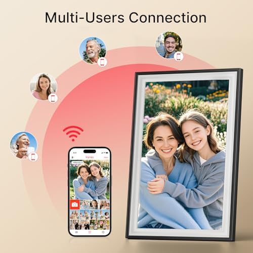 Frameo 10.1" WiFi Digital Picture Frame, Electronic Photo Frames - 32GB - Image 6