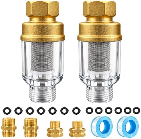 Washing Machine Water Filter 2 Pack, Reusable Sediment Filters by Binboov