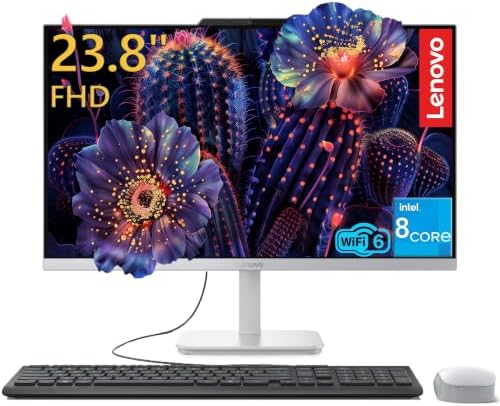 Lenovo 24" FHD All in One Desktop for Home & Office 16GB RAM 512GB PCIe SSD by LENOVO