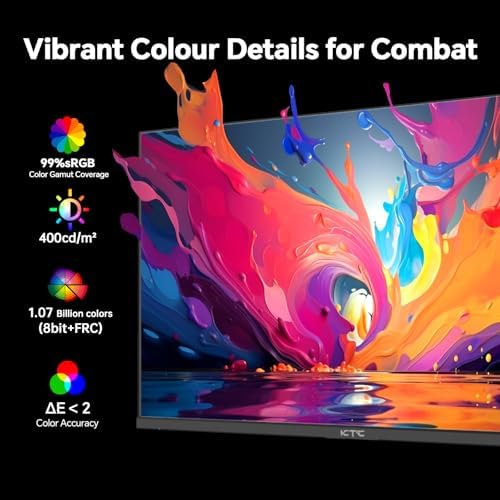 KTC 24 inch QHD 180Hz Gaming Monitor, Fast IPS 1440p, H24T7 - Image 5