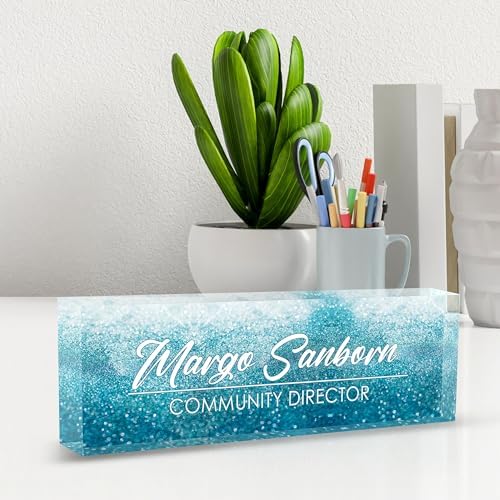 Personalized Name Plate for Office Desk Decor, Custom Gifts for Boss, Manager, Teacher, Nurse, Doctor, Lawyer, Employee Appreciation - Image 3