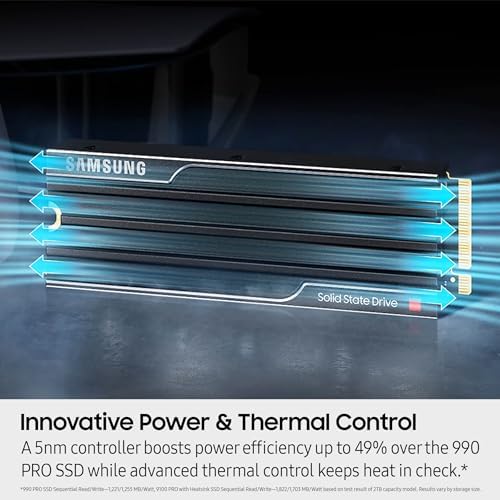 Samsung SSD 9100 PRO w/Heatsink 2TB, PCIe 5.0x4 M.2 2280, Up to 14,700MB/s - Image 6