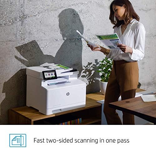 HP Color Laserjet Pro Multifunction M479fdn Laser Printer with One-Year, Next-Business Day, Onsite Warranty (W1A79A) White (Renewed) - Image 7