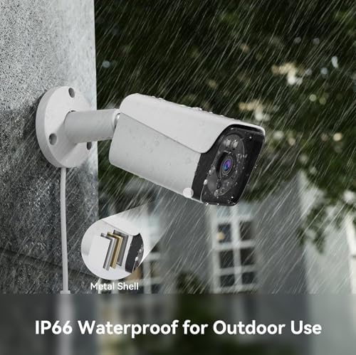 Wired Security Camera System Outdoor, 4X 3MP CCTV Camera, 500G HDD - Image 4