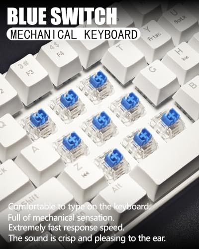 60% Mechanical Keyboard, RGB Mechanical Gaming Keyboard, Blue Switch - Image 6