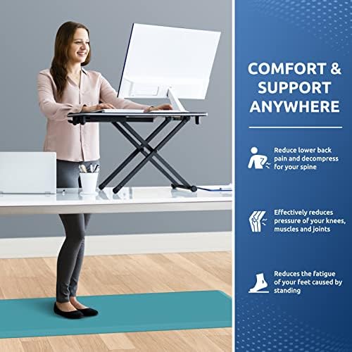 KitchenClouds Kitchen Mat Cushioned Anti Fatigue Kitchen Rug 17.3"x60" Waterproof Non Slip Kitchen Rugs and Mats Standing Desk Mat Comfort Floor Mats for Kitchen House Sink Office (Green) - Image 4