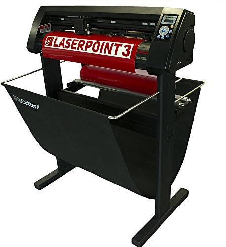 New 34" Vinyl Cutter LaserPoint 3 (LP3) with ARMS Contour Cutting, Stand and Basket - USCutter - Image 2