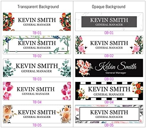 Custom Acrylic Name Plate for Desk, Office Personalized Desk Name Plate - Image 2