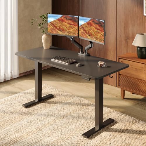 SANODESK 1'' Thick One-Piece 60 x 24'' Height Adjustable Standing Desk by sanodesk