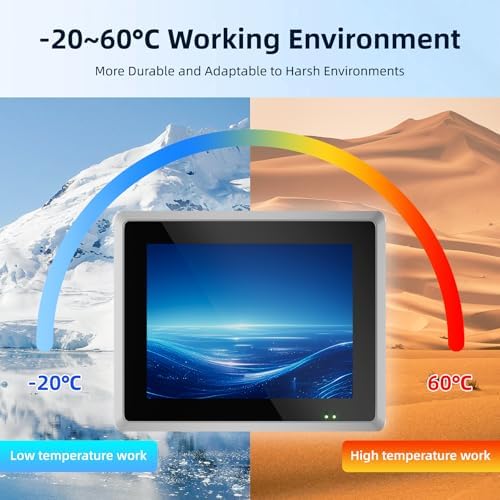 12.1" Fanless Industrial Panel PC, All-in-One Touchscreen Computer - Image 6