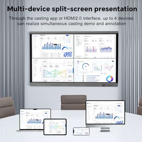55” Smart Board, 4K Interactive Whiteboard, All-in-One Smartboard - Image 4