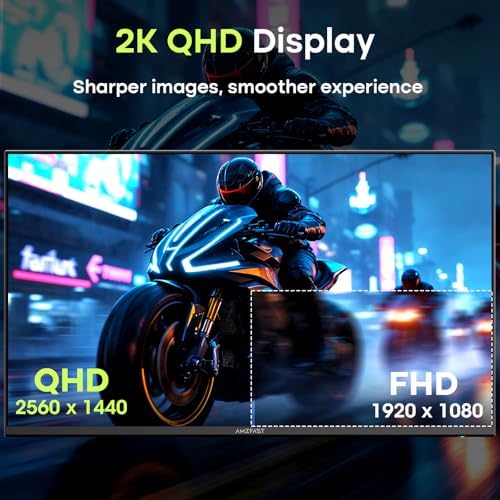 Amzfast 27 Inch Gaming Monitor 200Hz WQHD (2560 x 1440) Fast IPS,AMZG27F5Q - Image 3