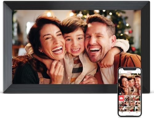 Frameo Digital Frame WiFi, 15.6 inch Digital Picture Frame Large Display by Pastigio