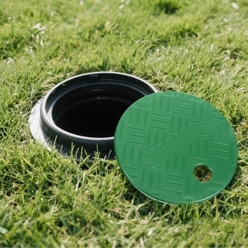 4Pcs Sprinkler Valve Cover, ID 5.5" OD 6" Sprinkler Covers for Outside Sprinkler Irrigation System, Round Irrigation Valve Box Cover Lid for Garden, Lawn Yard Irrigation Box (6 Inch) - Image 6