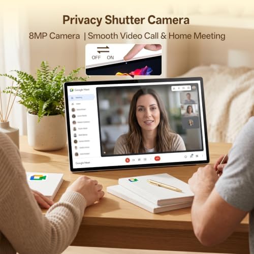 JAV 25" Portable Smart Digital Calendar with Camera, No Subscription - Image 5