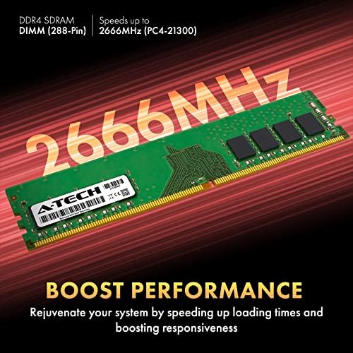 A-Tech 16GB (4x4GB) DDR4 2666 MHz UDIMM PC4-21300 (PC4-2666V) CL19 DIMM Non-ECC Desktop RAM Memory Modules - Image 3