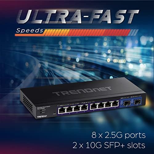 TRENDnet 10-Port Multi-Gig Web Smart Switch, TEG-3102WS - Image 4