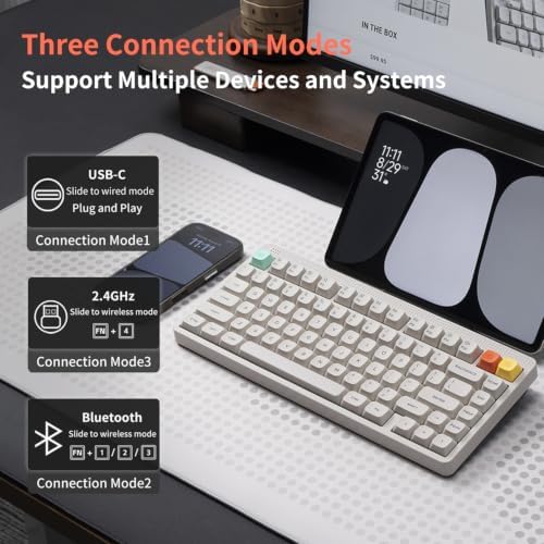 nuphy Node75 Wireless Mechanical Keyboard, 75% Gaming Keyboard - Image 2