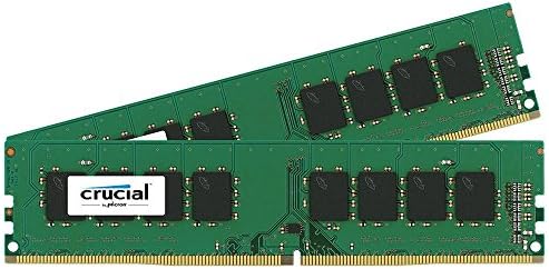 Crucial 8GB Kit (4GBx2) DDR4 2133 MT/s (PC4-17000) SR x8 Unbuffered DIMM 288-Pin Memory - CT2K4G4DFS8213 by Crucial