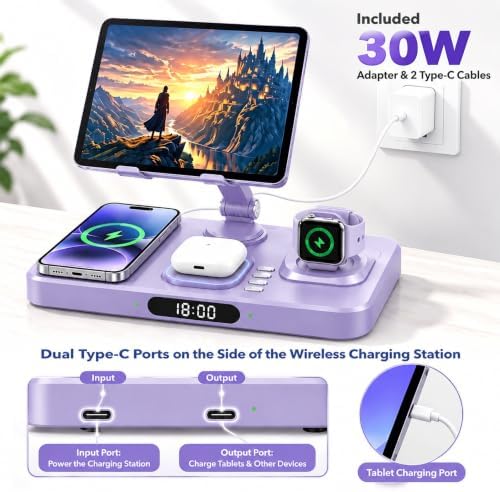 Wireless Charging Station for Apple Devices, Only for Apple Watch Charging - Image 2