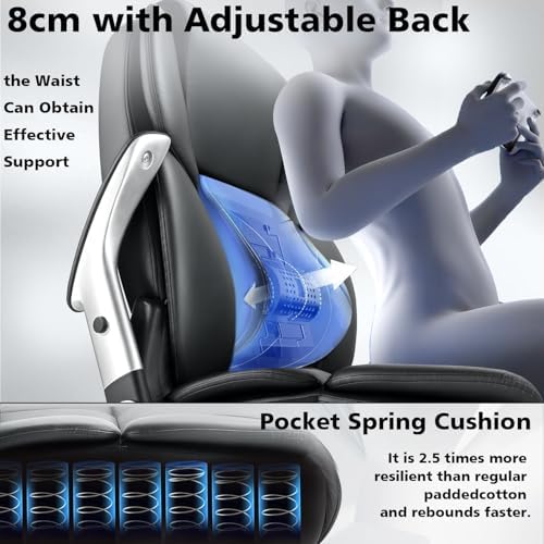 Big and Tall Office Chair, Heavy Duty Computer Desk Chair for Heavy People - Image 5