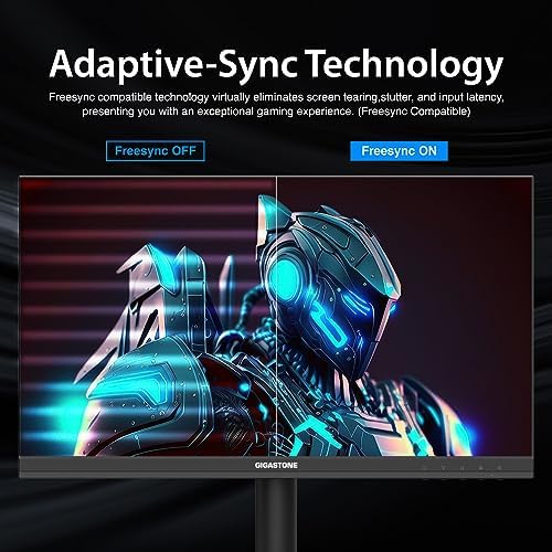 Gigastone 22 inch IPS LED Back Light Monitor 3-Pack 75Hz FHD 1920 x 1080, 1080P 178° Wide View Frameless, Dual Monitor, 4ms, Eye Care Technology, Ergonomic Tilt VESA Mount, HDMI VGA - Image 4
