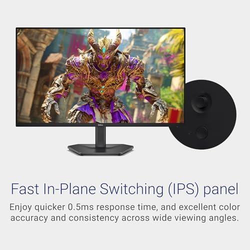Dell 27 240Hz Gaming Monitor - SE2726HG - 27-inch FHD (1920x1080) Display, in-Plane Switching (IPS) Technology, AMD FreeSync Premium, TÜV 3-Star, 2X HDMI, DisplayPort 1.4, Tilt - Image 4