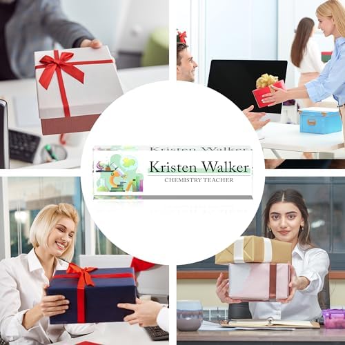 Name Plate for Desk-Personalized Name Plates for Desk-Name Plate Personalized for Office-Gifts for Teacher Boss Employee Appreciation Office Desk Decor (teacher4) - Image 5