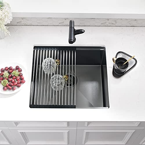 21 Inch Black Undermount Bar Sink - Image 3