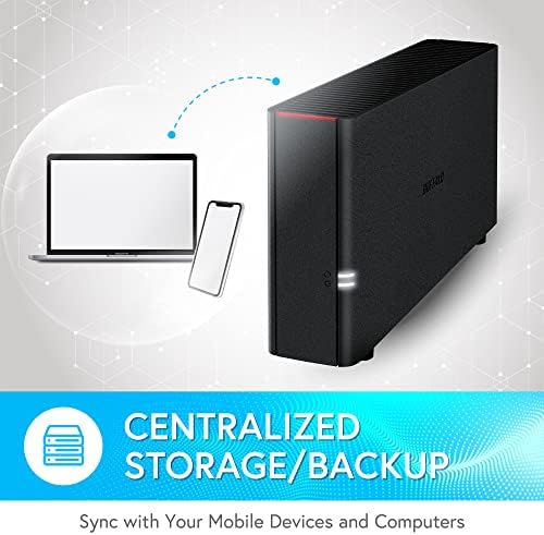 BUFFALO LinkStation 210 6TB 1-Bay NAS Network Attached Storage with HDD Hard Drives Included NAS Storage that Works as Home Cloud or Network Storage Device for Home - Image 5